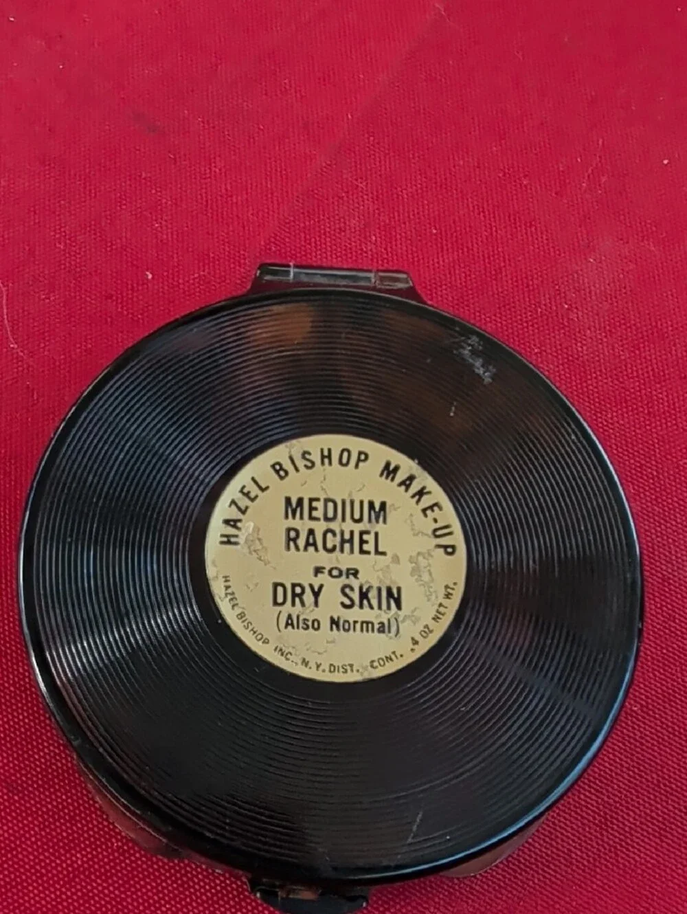 Rare Vintage 1950s Hazel Bishop Makeup Medium For Dry/Normal Skin